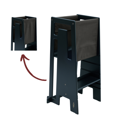 TUKI Lernturm - Mit ihm kann Ihr Kind nun unkompliziert an all Ihren Aktivitäten teilhaben.