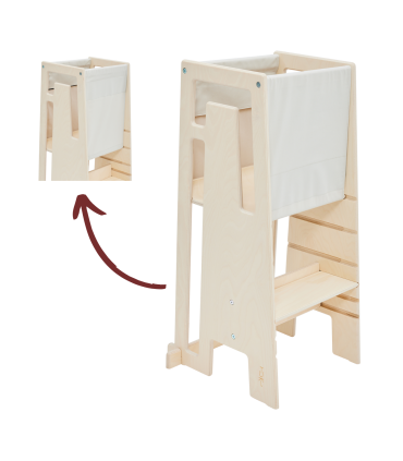 TUKI Lernturm - Mit ihm kann Ihr Kind nun unkompliziert an all Ihren Aktivitäten teilhaben.