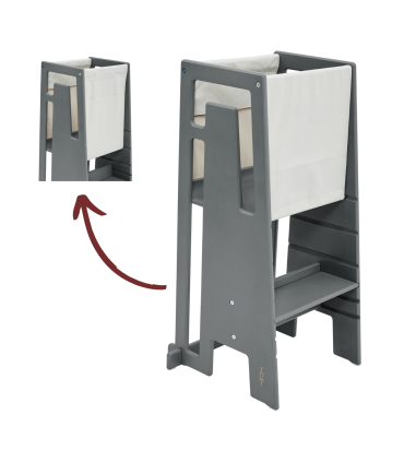 TUKI Lernturm - Mit ihm kann Ihr Kind nun unkompliziert an all Ihren Aktivitäten teilhaben.