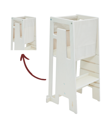 TUKI Lernturm - Mit ihm kann Ihr Kind nun unkompliziert an all Ihren Aktivitäten teilhaben.