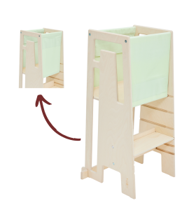 TUKI Lernturm - Mit ihm kann Ihr Kind nun unkompliziert an all Ihren Aktivitäten teilhaben.