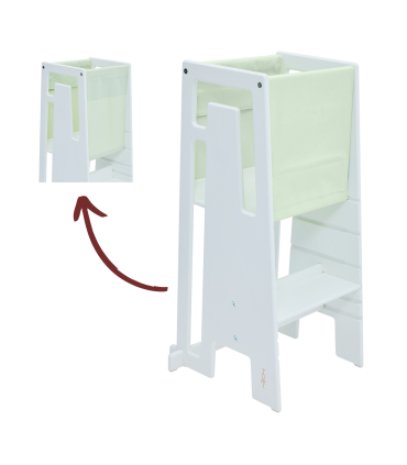 TUKI Lernturm - Mit ihm kann Ihr Kind nun unkompliziert an all Ihren Aktivitäten teilhaben.