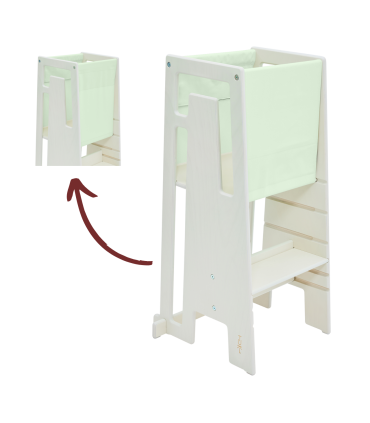 TUKI Lernturm - Mit ihm kann Ihr Kind nun unkompliziert an all Ihren Aktivitäten teilhaben.