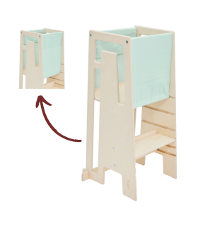 TUKI Lernturm - Mit ihm kann Ihr Kind nun unkompliziert an all Ihren Aktivitäten teilhaben.