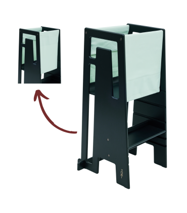 TUKI Lernturm - Mit ihm kann Ihr Kind nun unkompliziert an all Ihren Aktivitäten teilhaben.