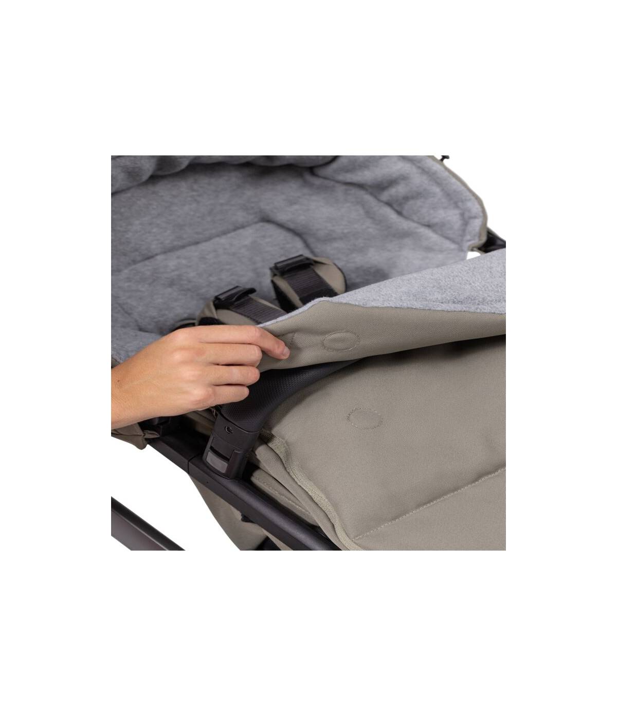 copy of Joolz Fusssack Stone Grey