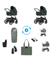Joolz Geo5 Premium Set – Kinderwagen mit Zubehörpaket Forest Green