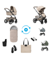 Joolz Geo5 Premium Set – Kinderwagen mit Zubehörpaket Sandy Taupe