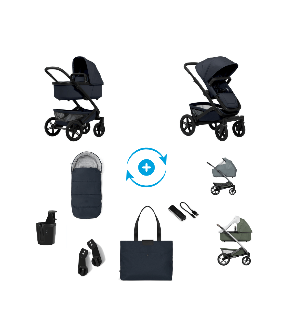 Joolz Geo5 Premium Set – Kinderwagen mit Zubehör