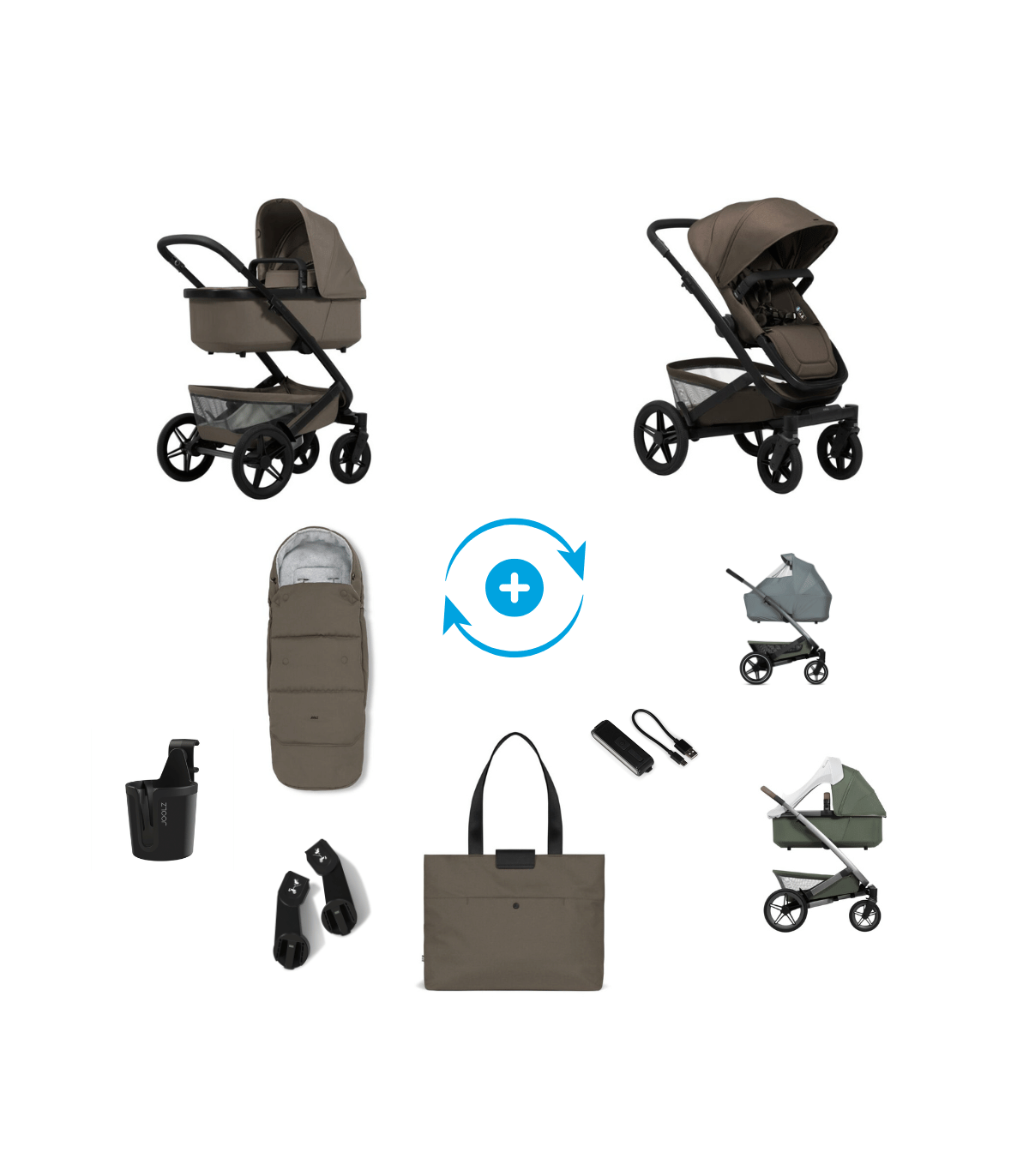 Joolz Geo5 Premium Set – Kinderwagen mit Zubehör