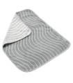 Leander Matty Topper Bio-Baumwolle – Bezug für Wickelkissen Cool Grey