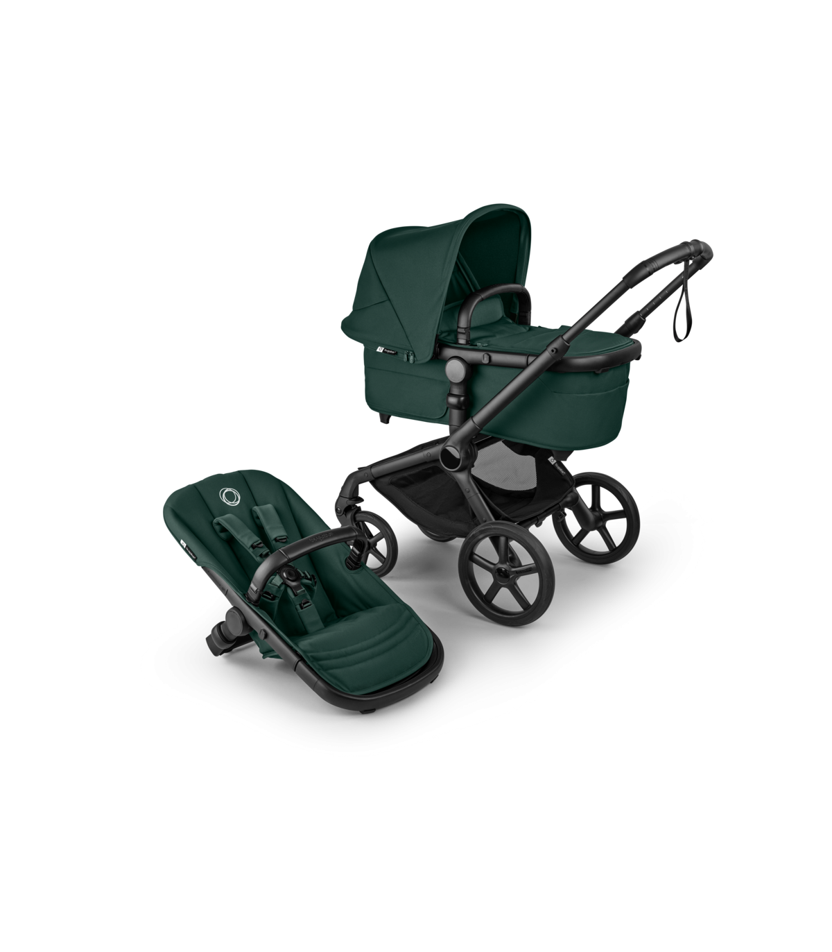 Bugaboo Fox 5 Renew Black Fern Green