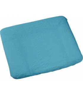Odenwälder Wickelauflagen-Überzug Uni-Aqua (Wickelkissenbezug)