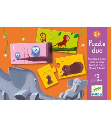 Djeco Puzzle Mama und Kind