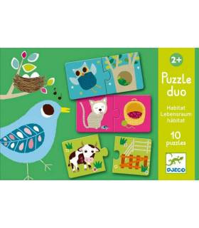 Djeco Steckpuzzle Pradera