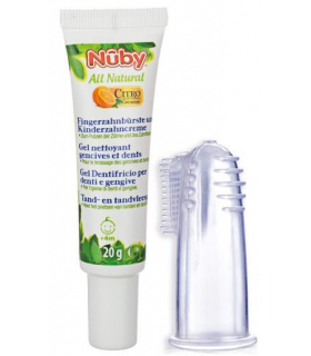 Nuby Zahnputztrainer grün (3er Set)