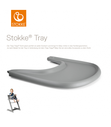 Stokke Tray Storm Grey (Tisch für Tripp Trapp)