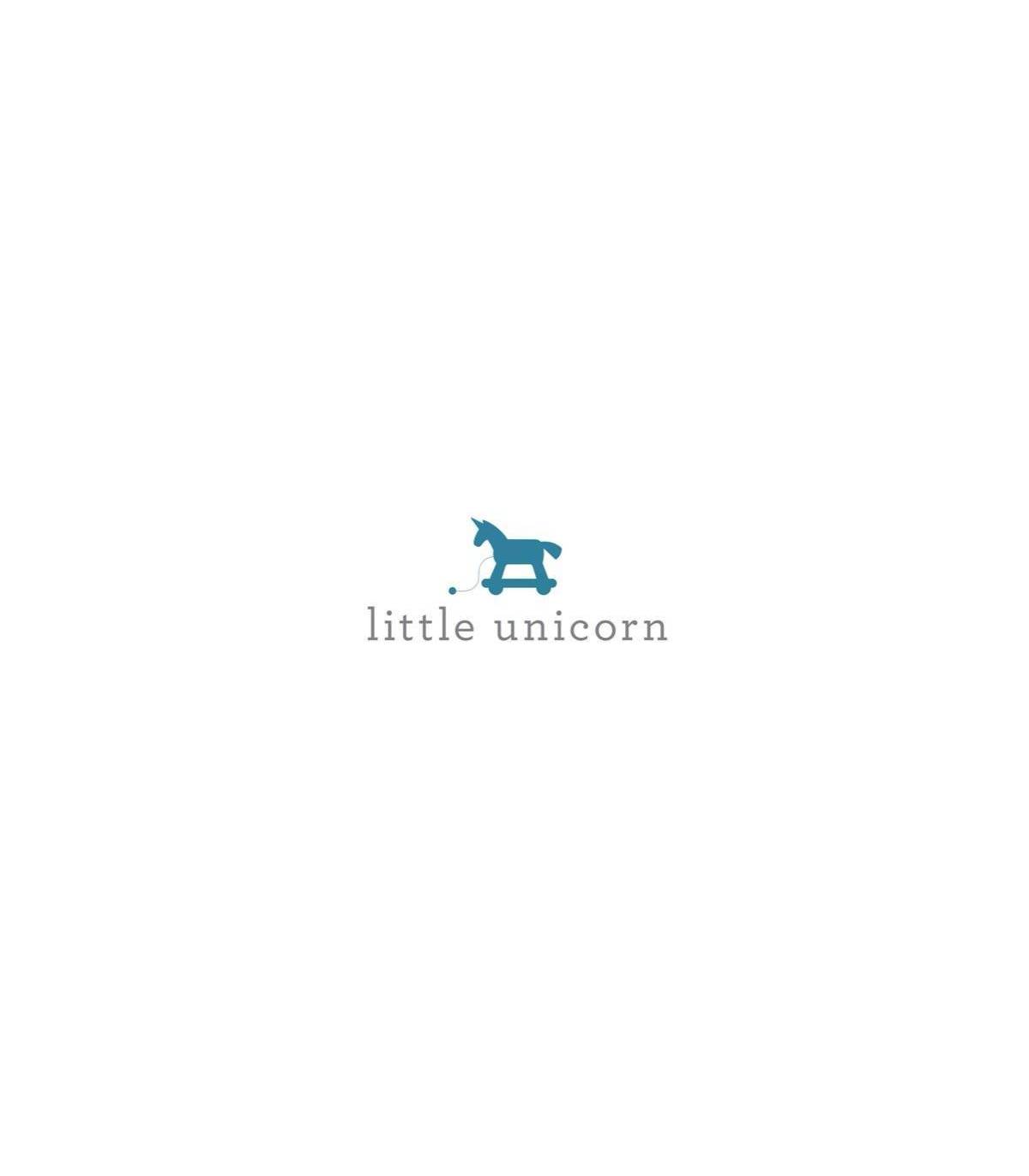 Little Unicorn Mullwindeln 120x120 (Nuscheli) 3er Pack - Black and White