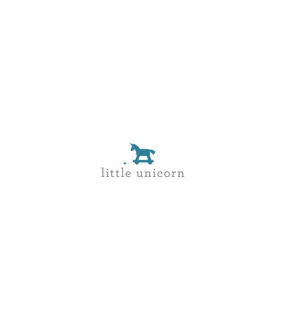 Little Unicorn Kapuzentuch und Waschlappen - Summer Poppy
