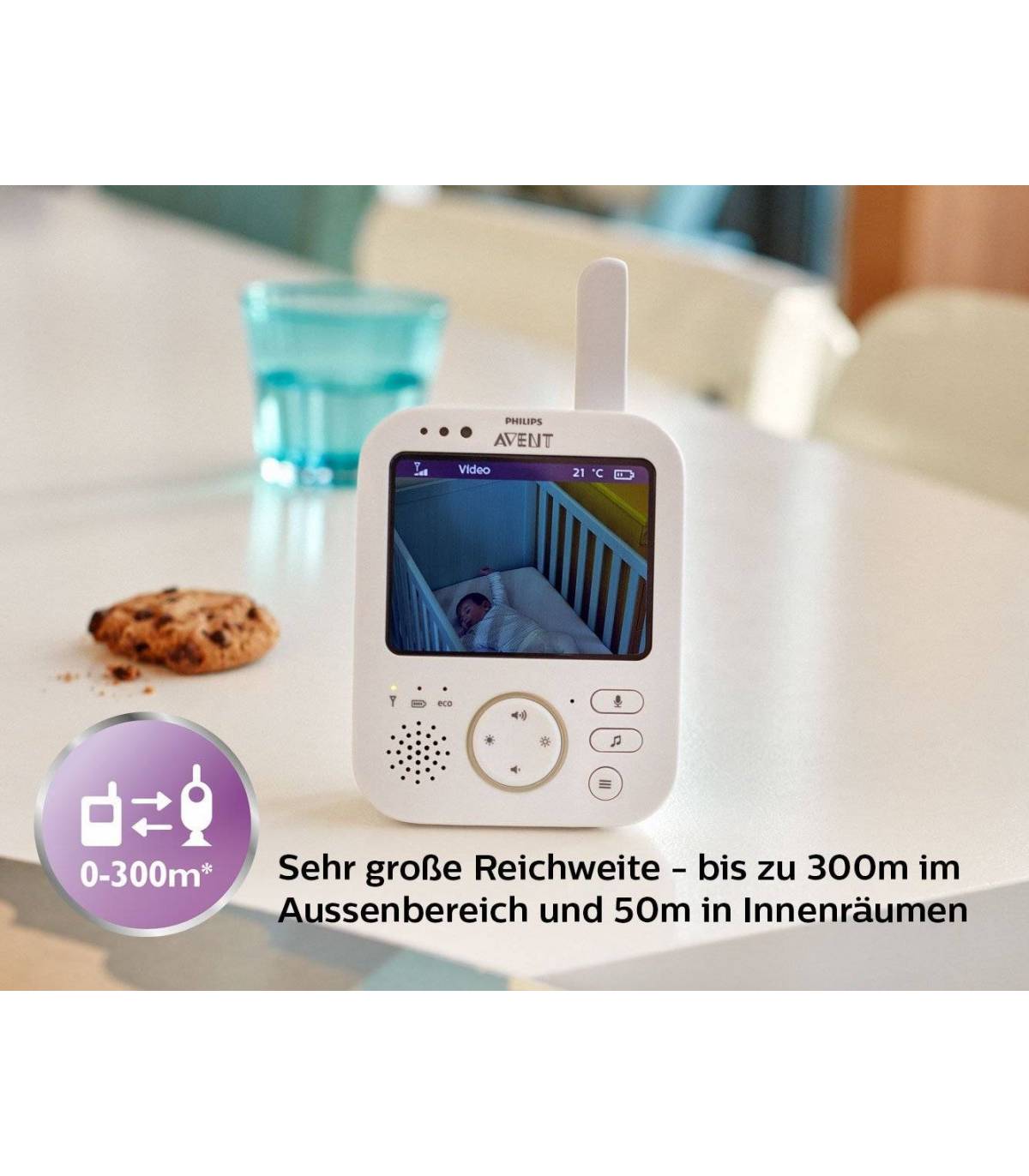 Avent/Philips Video-Babyphone SCD845/26 3,5 Zoll