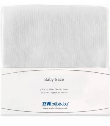 Zewi Bébé-Jou Baby Gaze 60x60 5er Pack