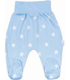 Zewi Kombi Interlook Strampler White/Ciel Stars