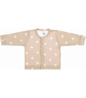 Zewi Pulli Langarm Interlock White/Ciel Stars