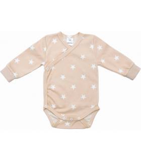 Zewi Body Kurzarm Interlock White/Ciel Stars