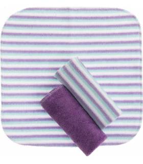 Zewi BÃ©bÃ©-Jou Waschtücher 3 Stück Violett