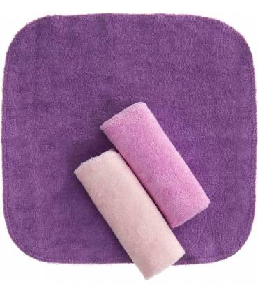 Zewi BÃ©bÃ©-Jou Waschtücher 3 Stück Pink