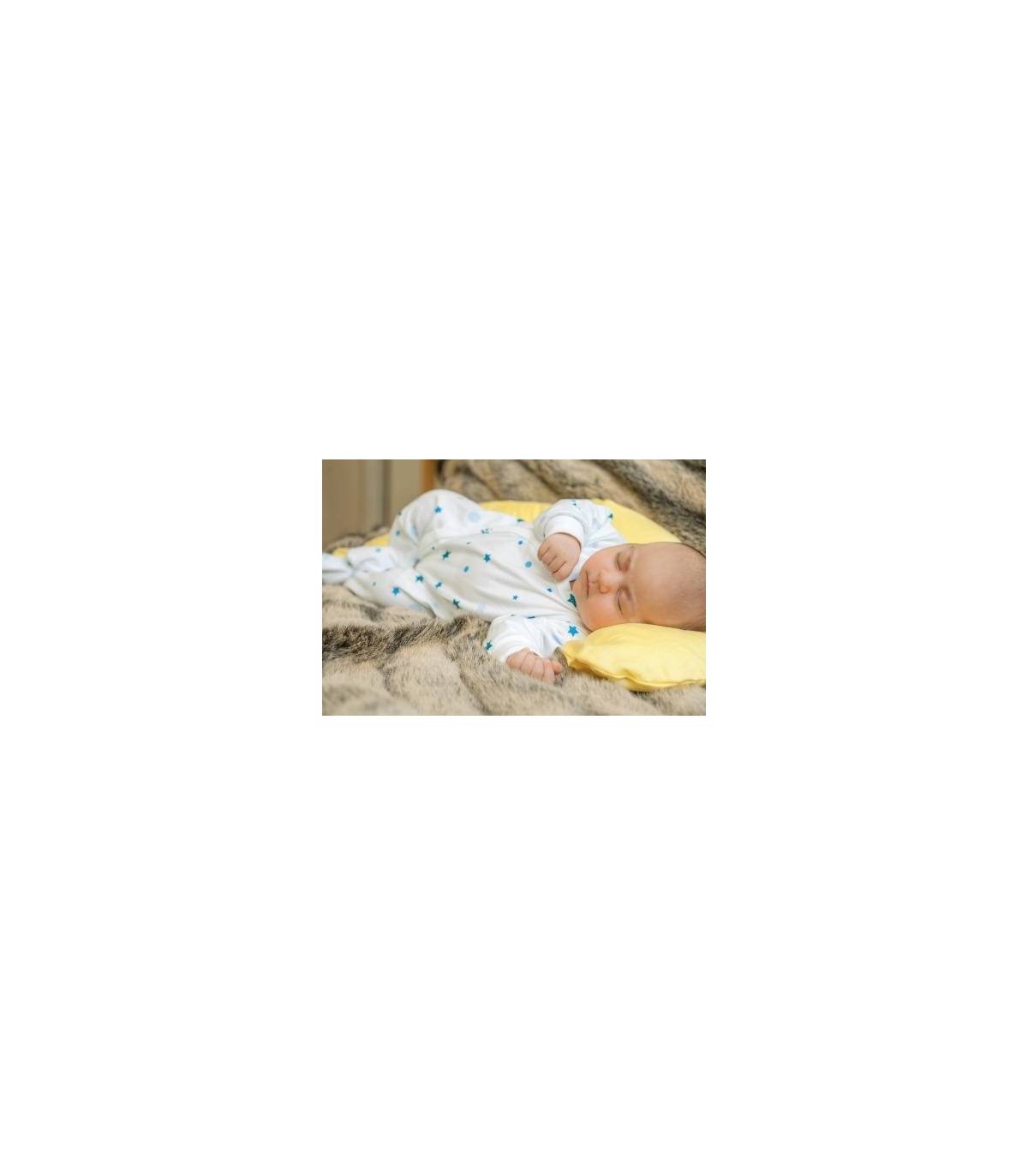 Zewi Bébé-Jou Baby- Lagerungskissen 100cm  (Mit Bezug) Gelb Uni