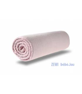 Zewi BÃ©bÃ©-Jou Fix Leintuch FrottÃ© Rose