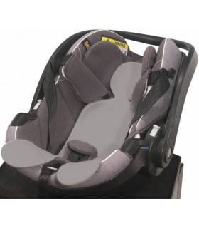 Kuli Muli Autositzauflage für Baby-Schalen (Gruppe 0+) Grau