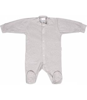Zewi Kombi Interlook Strampler White/Ciel Stars