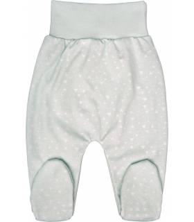 Zewi Kombi Interlook Strampler White/Ciel Stars