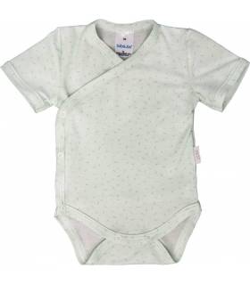 Zewi Body Kurzarm Interlock White/Ciel Stars