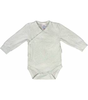 Zewi BÃ©bÃ©-Jou Wickelbody Langarm Tencel Mint
