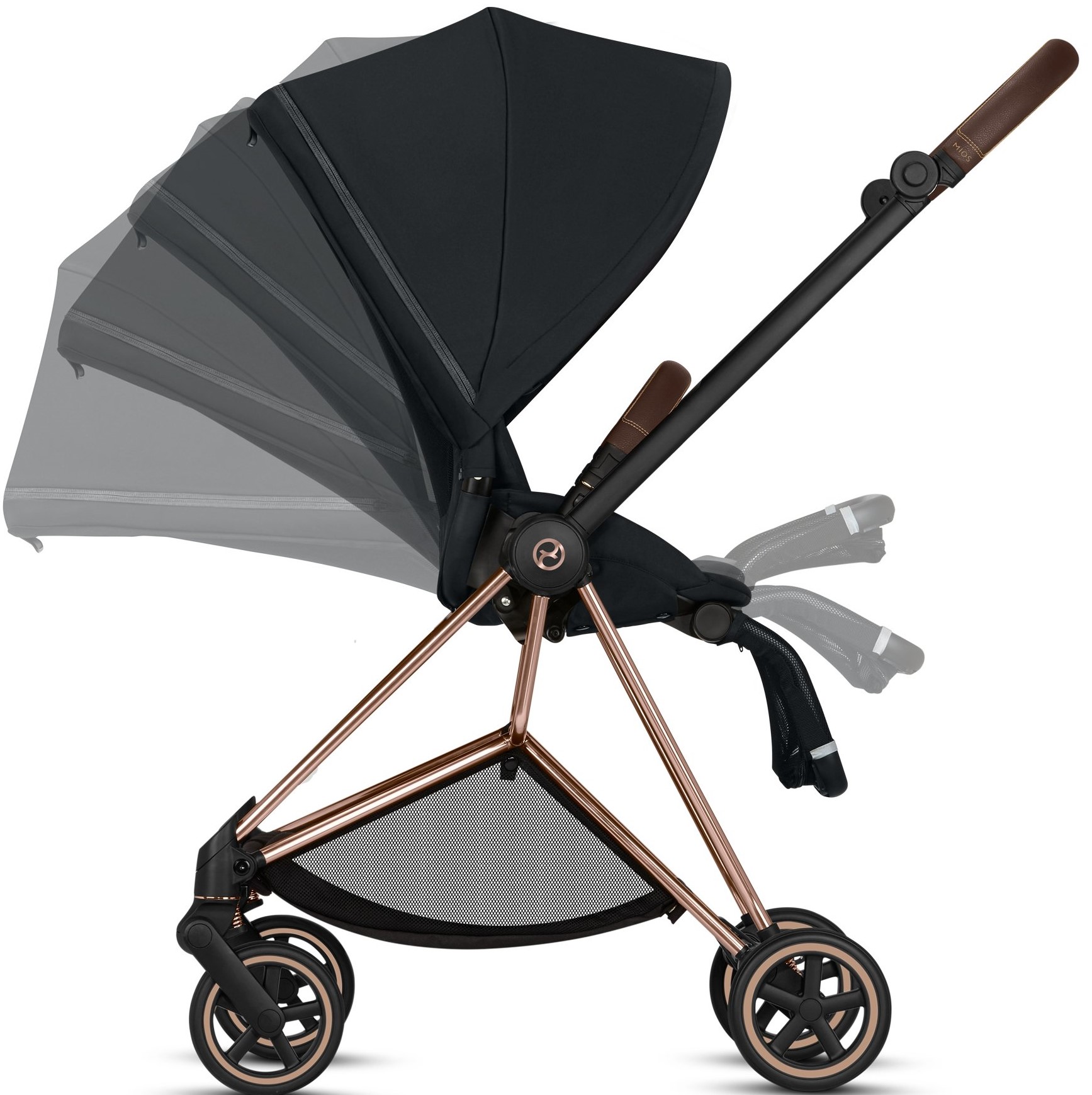 thumbnail image 2 of Cybex MIOS 3 Lux Carry Cot - Conscious Dark Navy – Albee Baby 2 of 9