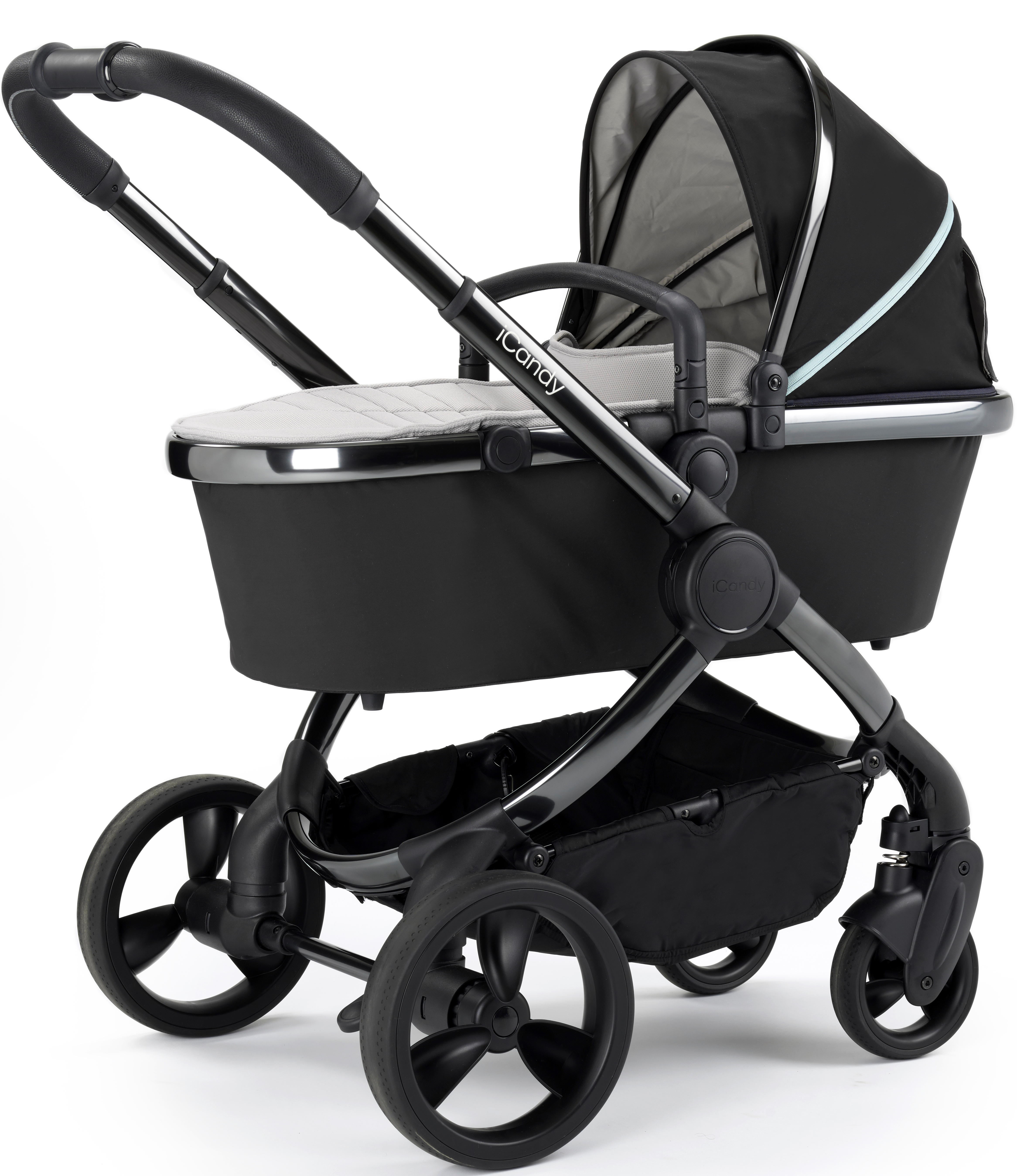 icandy kinderwagen grau