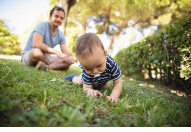 Der Frühling ist ein echtes Abenteuerland für Babys