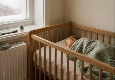 Heizungsluft und Babyhaut: Was im Winter wirklich hilft