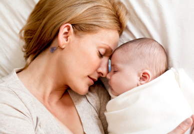 Wenn man sich mit Baby im Winter isoliert fühlt