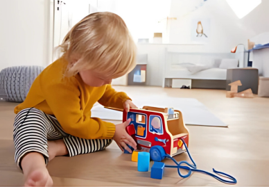Nachzieher - die Superkraft unter Babyspielzeugen