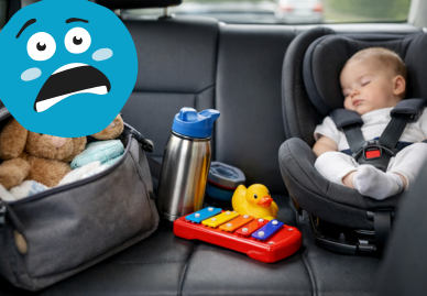 Gefährliche Fehler im Auto: So schützt du dein Baby